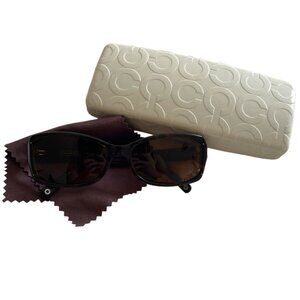 Coach Chelsea Sunglasses Frames Tortoise Brown W/ Hardshell Case